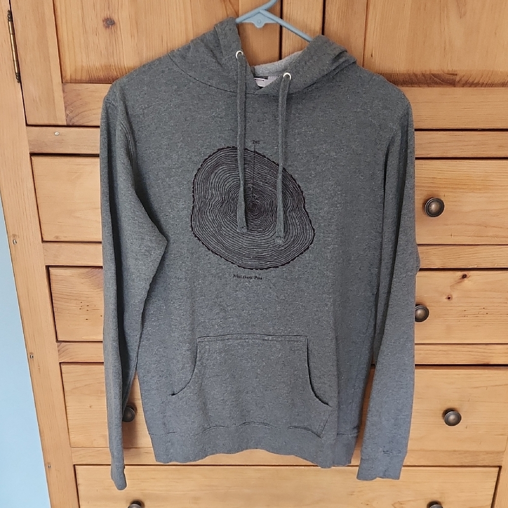 Stio Gray Tree Ring Hoodie